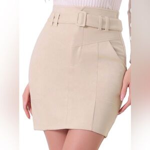 Elegant Cream Women's Skirt
